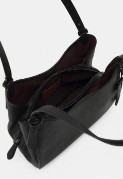 Coach PEBBLE ARCHIVAL EDIE - Handbag - Black -Coach Shop 643c67533cb04124b3a9d5b78003f270