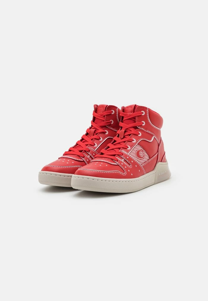 Coach CITYSOLE TROMPE LOEIL - High-top Trainers - Sport Red/steam 2 Coach CITYSOLE TROMPE LOEIL - High-top Trainers - Sport Red/steam - Image 2