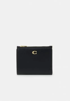 Coach REFINED BIFOLD SNAP WALLET - Wallet - Black