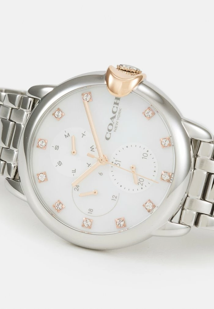 Coach ARDEN - Chronograph Watch - Silver-coloured/white 4 Coach ARDEN - Chronograph Watch - Silver-coloured/white - Image 4