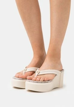 Coach FRANKI - T-bar Sandals - Chalk