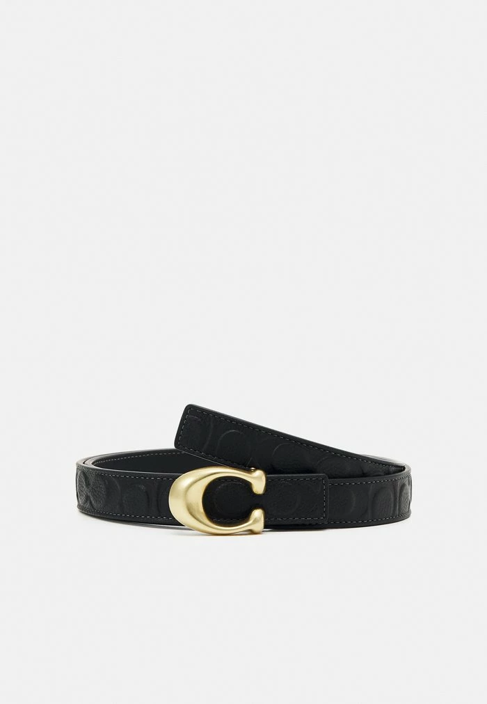 Coach SCULPTED EMBOSSED BELT - Belt - Black 1 Coach SCULPTED EMBOSSED BELT - Belt - Black