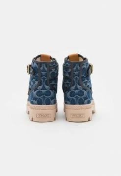 Coach TROOPER MID TOP - Ankle Boots - Denim 10 Coach TROOPER MID TOP - Ankle Boots - Denim -Coach Shop 6b641836f5d547dfbd8a1ed7987cc265