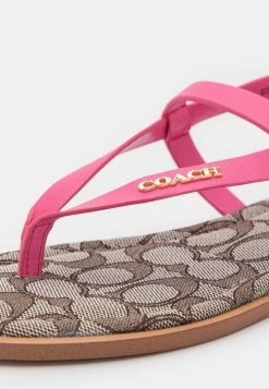 Coach JOSIE RECYCLED - T-bar Sandals - Petunia 13 Coach JOSIE RECYCLED - T-bar Sandals - Petunia -Coach Shop 6e2a695312964ac888fc83a3b55f1b5b