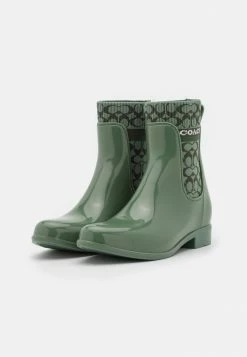 Coach RIVINGTON RAIN BOOTIE - Wellies - Green -Coach Shop 6f1173ebed54457c9b1623191b2aca02
