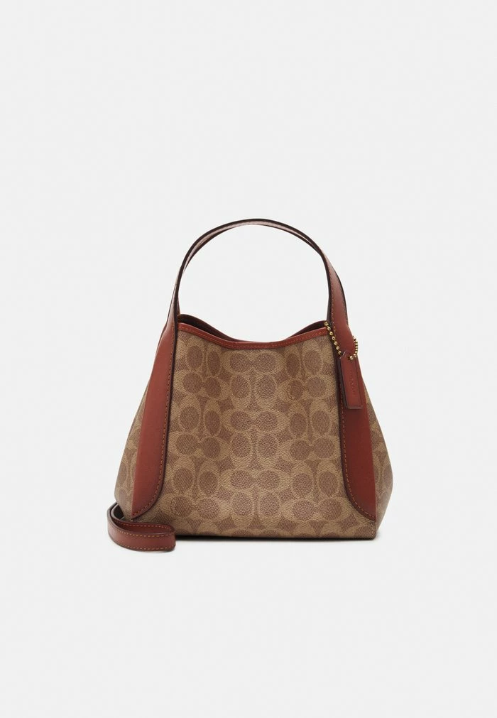 Coach COATED SIGNATURE HADLEY HOBO - Handbag - Tan Rust 1 Coach COATED SIGNATURE HADLEY HOBO - Handbag - Tan Rust