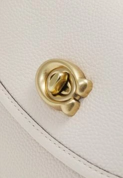 Coach POLISHED PEBBLE WILLOW SADDLE BAG - Across Body Bag - Chalk -Coach Shop 74e731034f7d4d3fbda8d78805199470