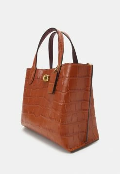 Coach EMBOSSED WILLOW TOTE - Handbag - Ginger -Coach Shop 75d4ce4e88a64bb3aeabb107fc15d685