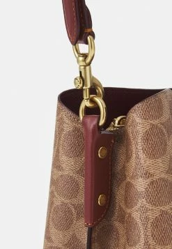 Coach POLISHED WILLOW BUCKET BAG - Handbag - Tan/rust -Coach Shop 76b62c7033264c408823343ebf60a142