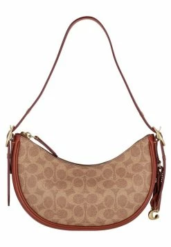 Coach COATED CANVAS SIGNATURE LUNA SHOULDER BAG - Handbag - B4/tan Rust -Coach Shop 7b42befe8b9f4117b1ede83f8e74e8e9