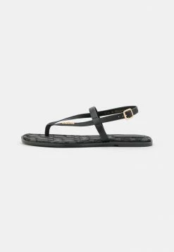 Coach JOSIE RECYCLED - T-bar Sandals - Black