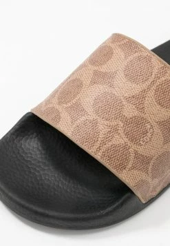 Coach UDELE SPORT SLIDE SIGNATURE COATED - Mules - Tan -Coach Shop 7df1c48109af48f1b4c9621168b24ef1