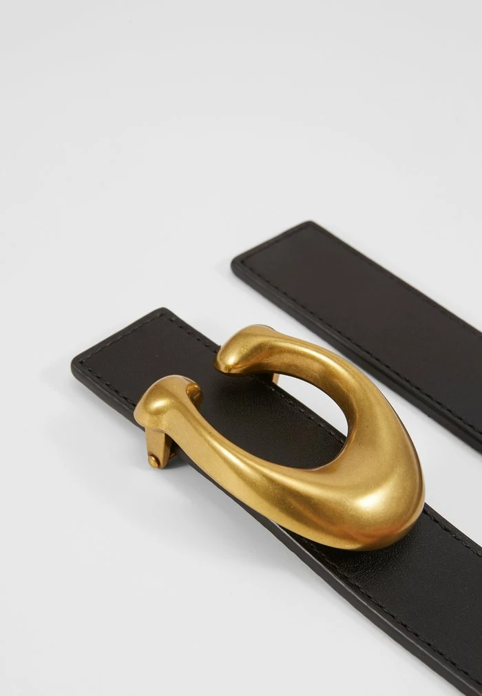 Coach SCULPTED REVERSIBLE BELT - Belt - Black/saddle 3 Coach SCULPTED REVERSIBLE BELT - Belt - Black/saddle - Image 3