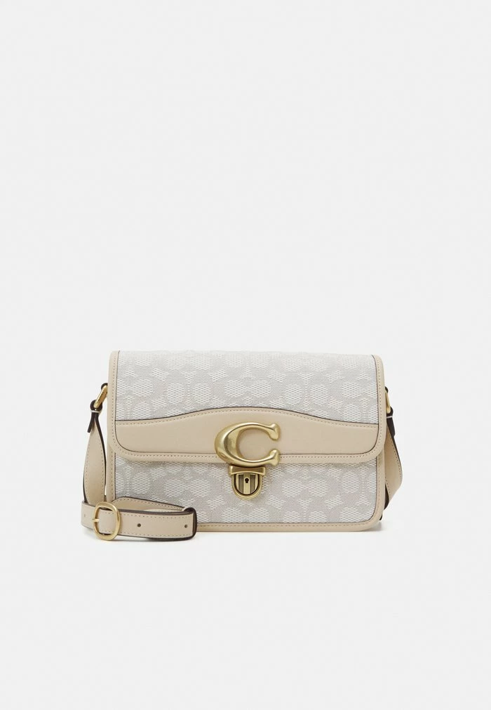 Coach SIGNATURE STUDIO SHOULDER - Across Body Bag - Chalk Ivory 1 Coach SIGNATURE STUDIO SHOULDER - Across Body Bag - Chalk Ivory