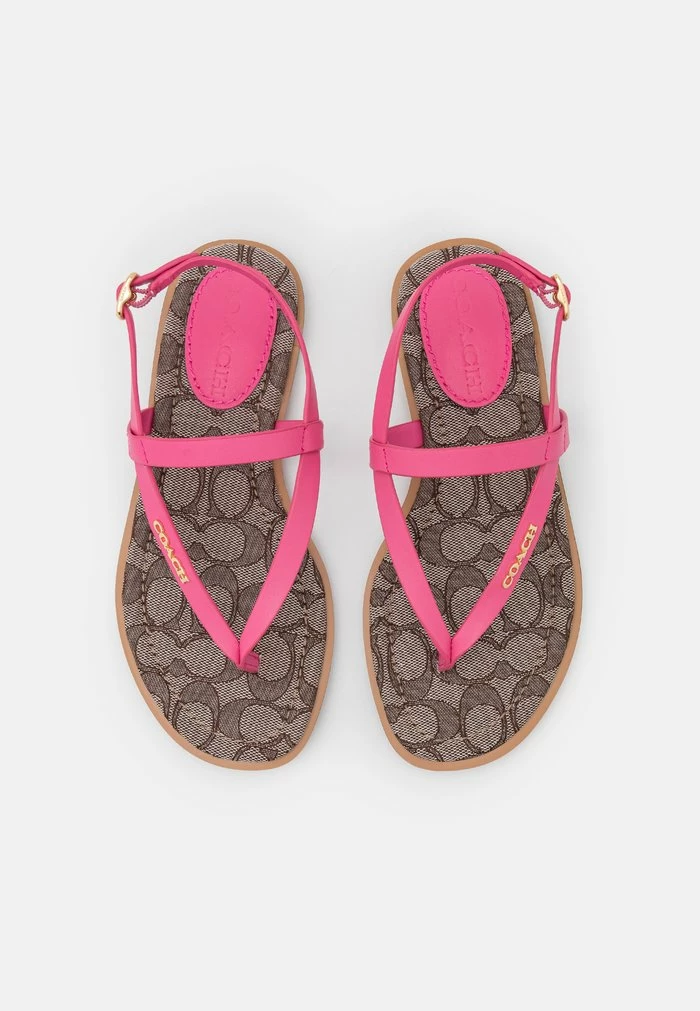 Coach JOSIE RECYCLED - T-bar Sandals - Petunia 5 Coach JOSIE RECYCLED - T-bar Sandals - Petunia - Image 5