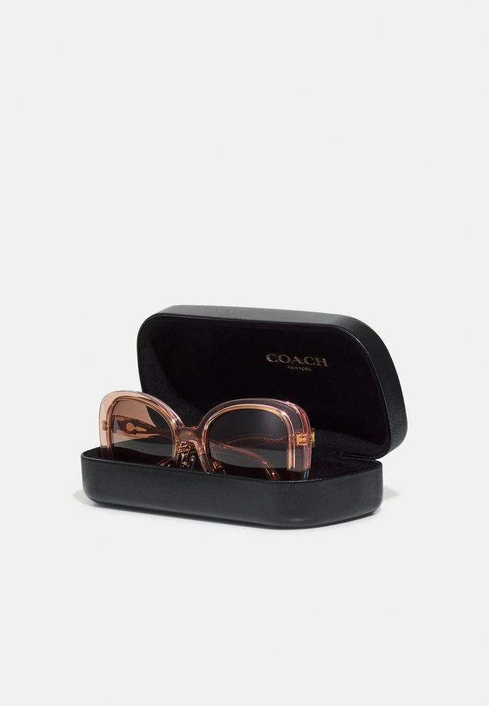 Coach Sunglasses - Transparent Blush 4 Coach Sunglasses - Transparent Blush - Image 4