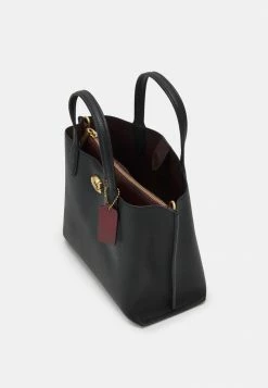 Coach POLISHED WILLOW TOTE - Tote Bag - Black -Coach Shop 826d86ba073248ac8426052bdfbf1912