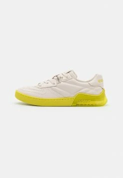 Coach CITYSOLE COURT QUILTED - Trainers - Chalk/keylime