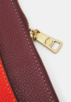 Coach COLORBLOCK ZIP WRISTLET - Wallet - Red Orange Multi -Coach Shop 8444a2215431492cb2f8a03970cec7a5
