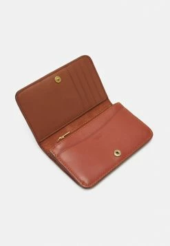 Coach SIGNATURE SLIM CARD CASE - Business Card Holder - Tan/rust -Coach Shop 85b46f80be3f4dad958b77e1bc39c82d