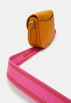 Coach POLISHED PEBBLE WILLOW SADDLE - Across Body Bag - Papaya -Coach Shop 85ff42fe862f44e984ac04c9fad4c0f0