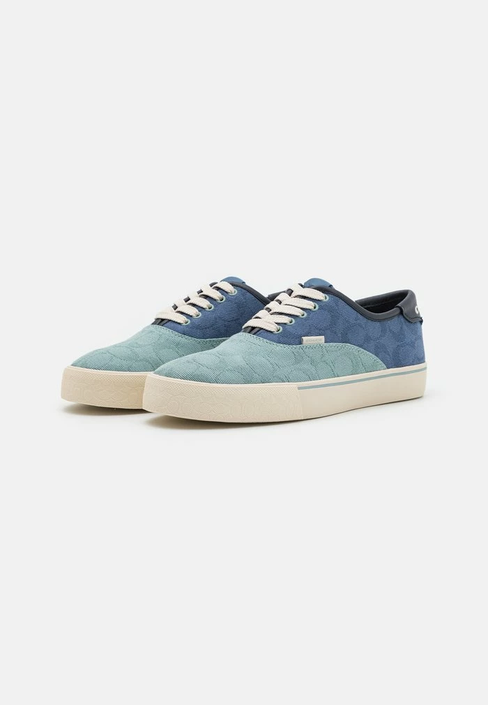 Coach LACE UP SKATE - Trainers - Light Blue / Dark Blue 2 Coach LACE UP SKATE - Trainers - Light Blue / Dark Blue - Image 2