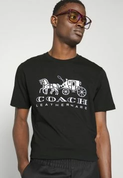 Coach EVERGREEN HORSE AND CARRIAGE - Print T-shirt - Black 9 Coach EVERGREEN HORSE AND CARRIAGE - Print T-shirt - Black -Coach Shop 87dbb5a5b8004fe7a604633e9dc29d85