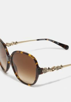 Coach Sunglasses - Dark Tortoise -Coach Shop 89a9780c5b824745bdd7f85de1fe0a54