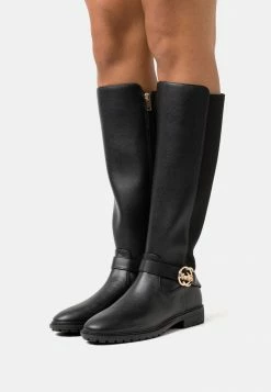 Coach FARRAH LEATHER BOOT - Boots - Black