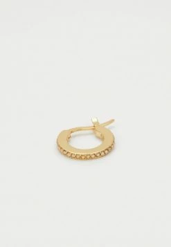 Coach PAVE HUGGIE EARRINGS - Earrings - Gold-coloured -Coach Shop 8c0c0823484347f4b9ee5298276c0e0e