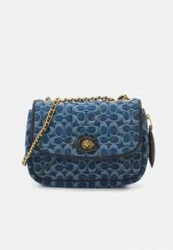 Coach WASHED SIGNATURE QUILTED PILLOW MADISON SHOULDER - Across Body Bag - Indigo Midnight Navy