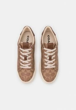 Coach LOWLINE COATED - Trainers - Tan -Coach Shop 91e114855266427fb35f6b4134b859fb