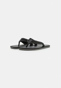 Coach SIGNATURE - T-bar Sandals - Charcoal/black -Coach Shop 921ca792573a4367ac176f693b6f4ad5