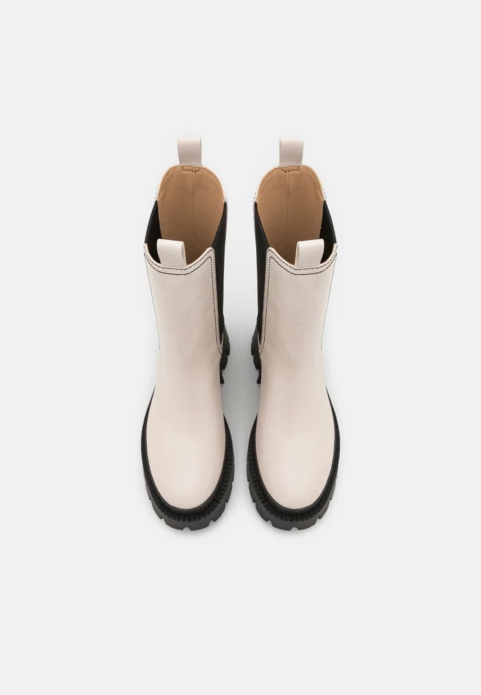 Coach ALEXA BOOTIE - Platform Boots - Chalk/black 5 Coach ALEXA BOOTIE - Platform Boots - Chalk/black - Image 5