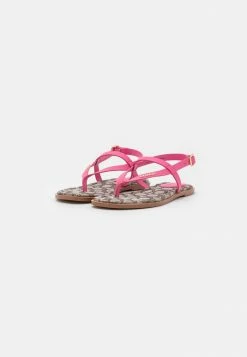 Coach JOSIE RECYCLED - T-bar Sandals - Petunia 9 Coach JOSIE RECYCLED - T-bar Sandals - Petunia -Coach Shop 96bd70f63bec490495f13d8e71421237