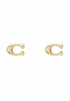 Coach BUBBLE STUD EARRING - Earrings - Gold-coloured -Coach Shop 97c5e62492d8495e9b930cfcfaeb9e86
