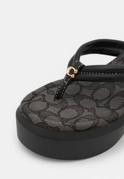 Coach FRANKI - T-bar Sandals - Black 11 Coach FRANKI - T-bar Sandals - Black -Coach Shop 98e9f26a0ee74f27a7f9051aec89f753