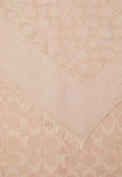 Coach BICOLOR SIGNATURE STOLE - Foulard - Champagne -Coach Shop 9af959d243bc4775a5bf4664830129a0