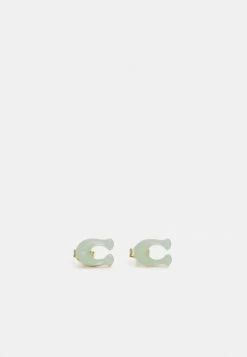 Coach STUD EARRINGS - Earrings - Green