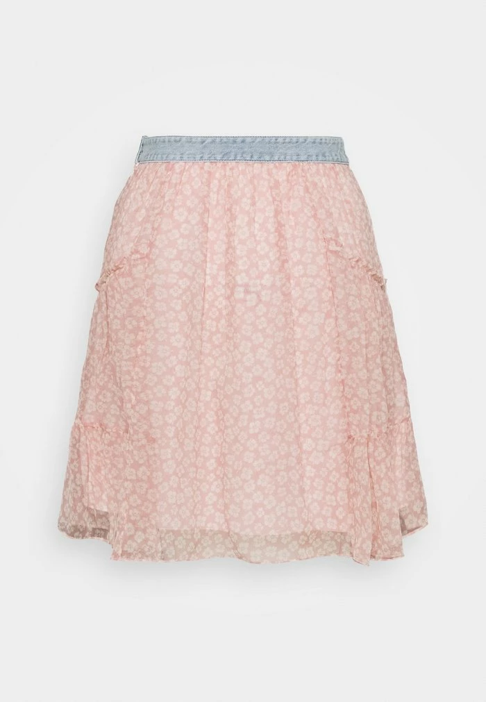 Coach WAISTBAND MINI SKIRT - A-line Skirt - Pink/white 2 Coach WAISTBAND MINI SKIRT - A-line Skirt - Pink/white - Image 2