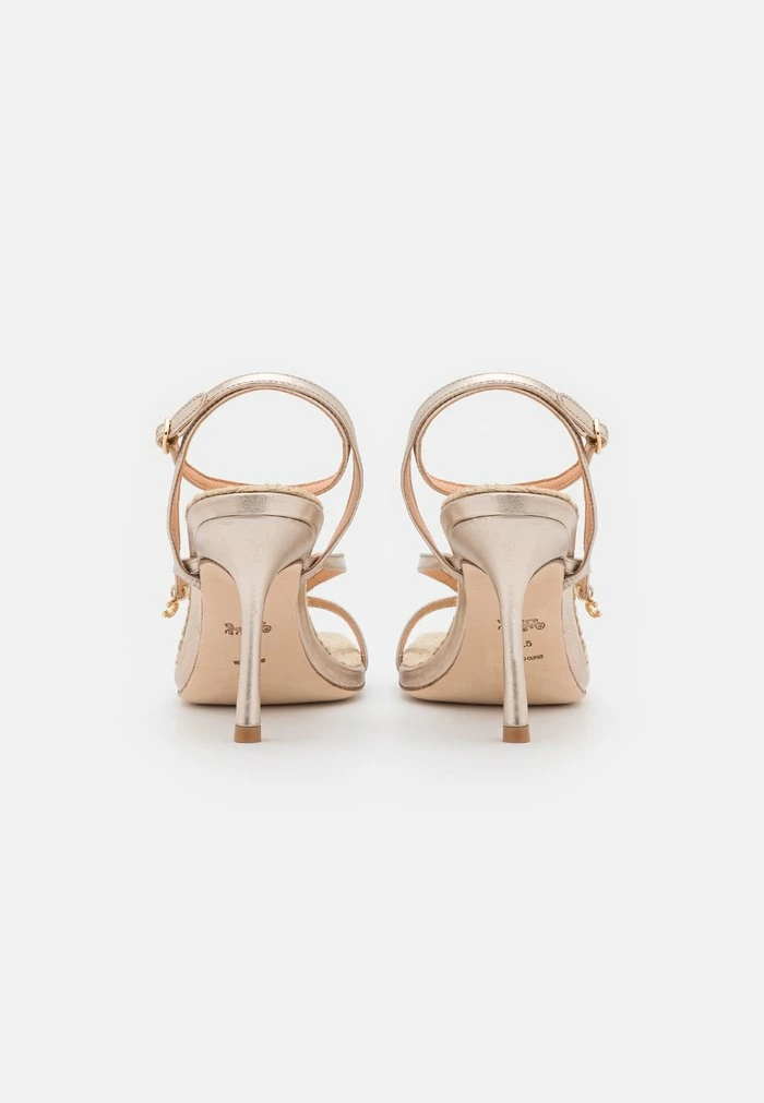 Coach KAIA - High Heeled Sandals - Platinum Champagne 4 Coach KAIA - High Heeled Sandals - Platinum Champagne - Image 4