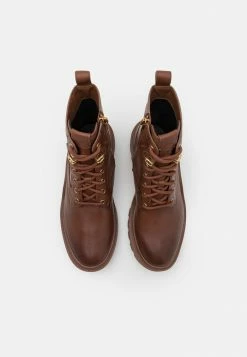 Coach CITYSOLE BURNISHED - Lace-up Ankle Boots - Saddle 9 Coach CITYSOLE BURNISHED - Lace-up Ankle Boots - Saddle -Coach Shop 9c39052ec19c451c9262737124d0ac76
