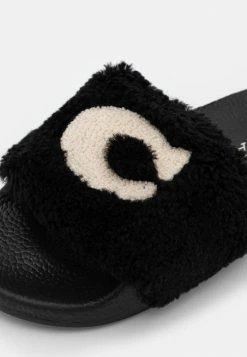 Coach ULLA SLIDE - Mules - Black -Coach Shop 9d92e8c6c68f420494e004a2469fa2a4
