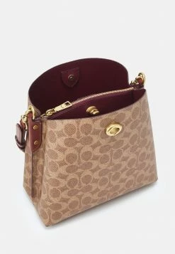 Coach POLISHED WILLOW BUCKET BAG - Handbag - Tan/rust -Coach Shop 9de95ee4a11343fbad7fad653d1b4158