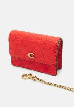 Coach POLISHED PEBBLED HALF FLAP CARD CASE - Wallet - Red Orange 8 Coach POLISHED PEBBLED HALF FLAP CARD CASE - Wallet - Red Orange -Coach Shop a1fb3d6b00f64780b7c8aea089b6a887