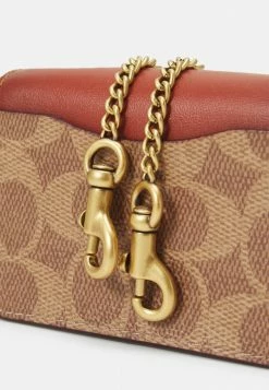 Coach SIGNATURE HALF FLAP CARD CASE - Wallet - Tan Rust -Coach Shop a4150f9929c64126b98704f68b78be2b