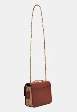 Coach COATED SIGNATURE MADISON SHOULDER BAG - Across Body Bag - Tan Rust -Coach Shop a44c10e9ab144ed08208e03e4abd66ff