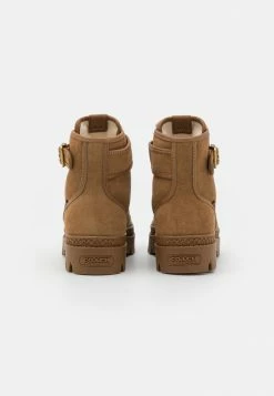 Coach TROOPER MID TOP BOOT - Lace-up Ankle Boots - Coconut/natural -Coach Shop a4b5c9430a104dae8ec123d78128db6f