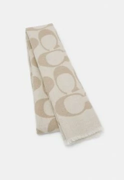 Coach REVERSIBLE MUFFLER - Foulard - Chalk Taupe