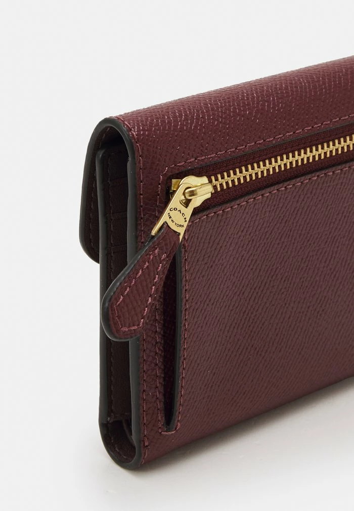 Coach CROSSGRAIN SMALL WALLET - Wallet - Wine 4 Coach CROSSGRAIN SMALL WALLET - Wallet - Wine - Image 4